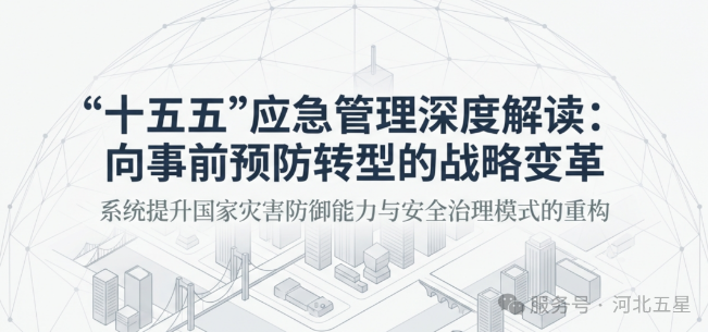“十五五”應(yīng)急管理新思路深度解讀！